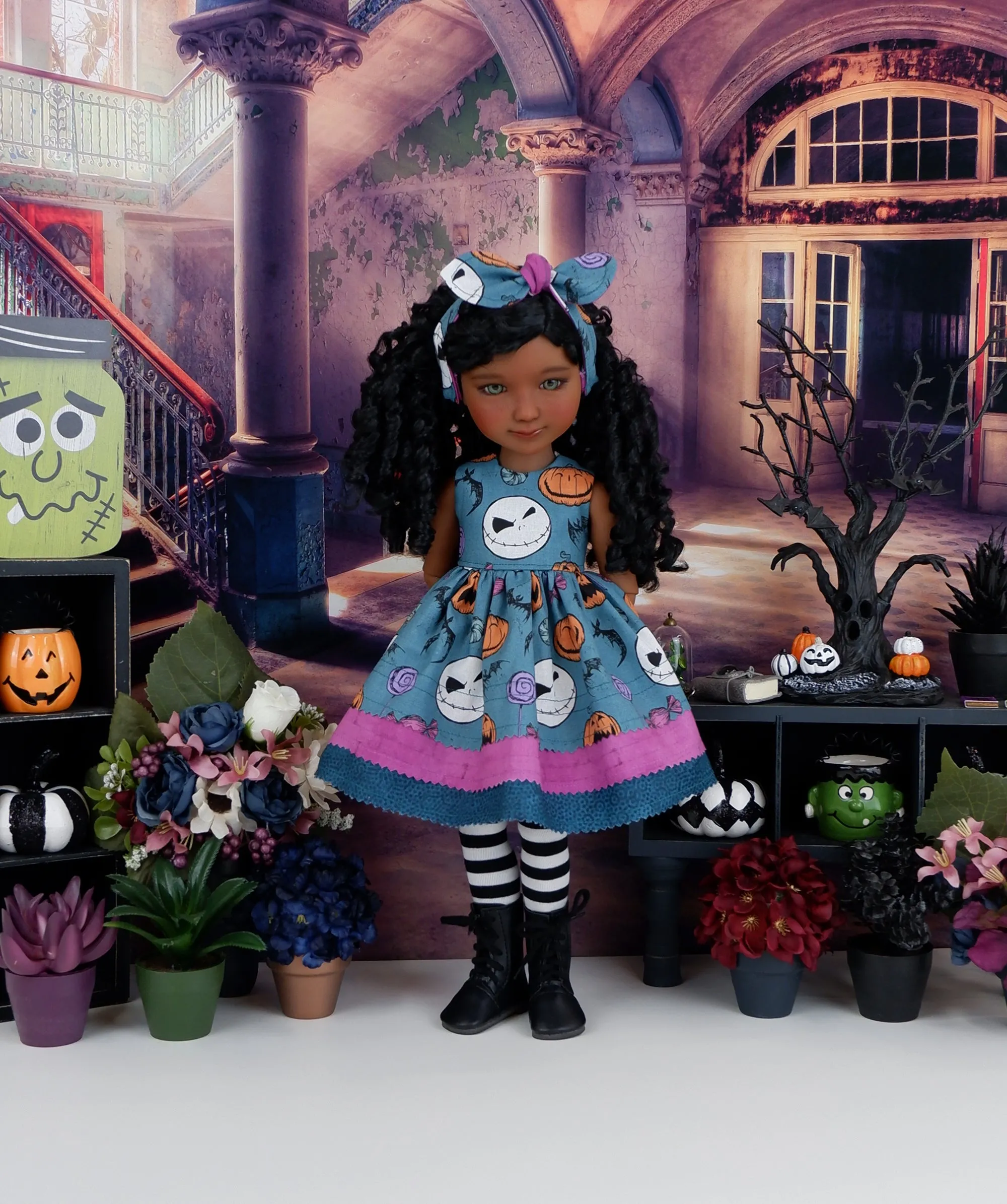 Pumpkin King - dress with boots for Ruby Red Fashion Friends doll