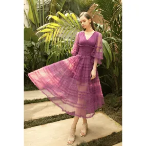 Purple Lace Dress