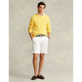 RL Cable Knit Cotton Sweater Yellow