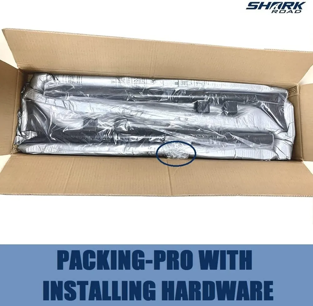 Sharkroad 36" Chrome Fishtail Slip-on Muffler for 2017-UP Harley Touring - Get the Classic Look and Thunderous Sound You Desire!