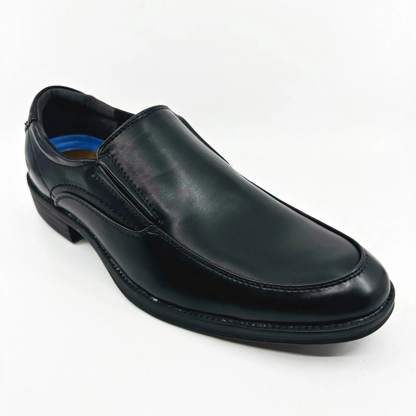 Skechers Larken Avendo Black Mens Slip On Dress Shoes