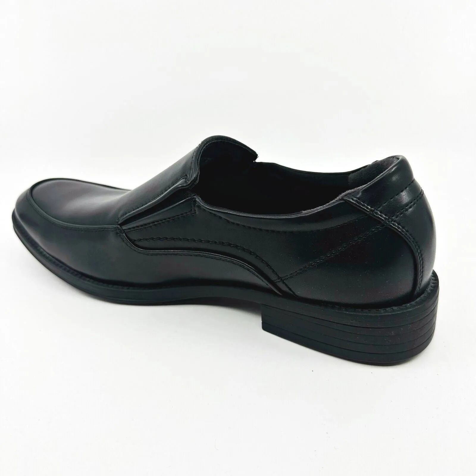 Skechers Larken Avendo Black Mens Slip On Dress Shoes
