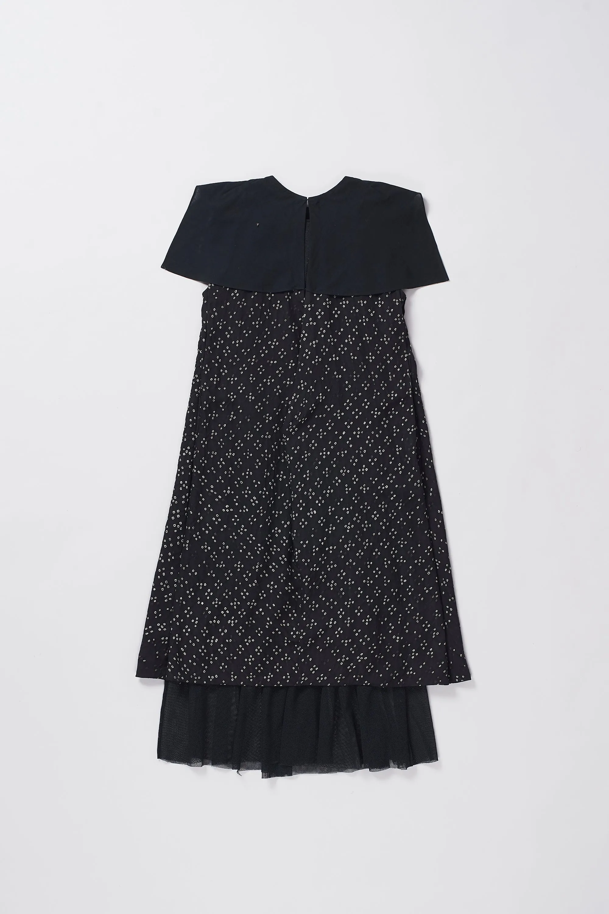 SLEEVELESS MULTI LAYERED DRESS