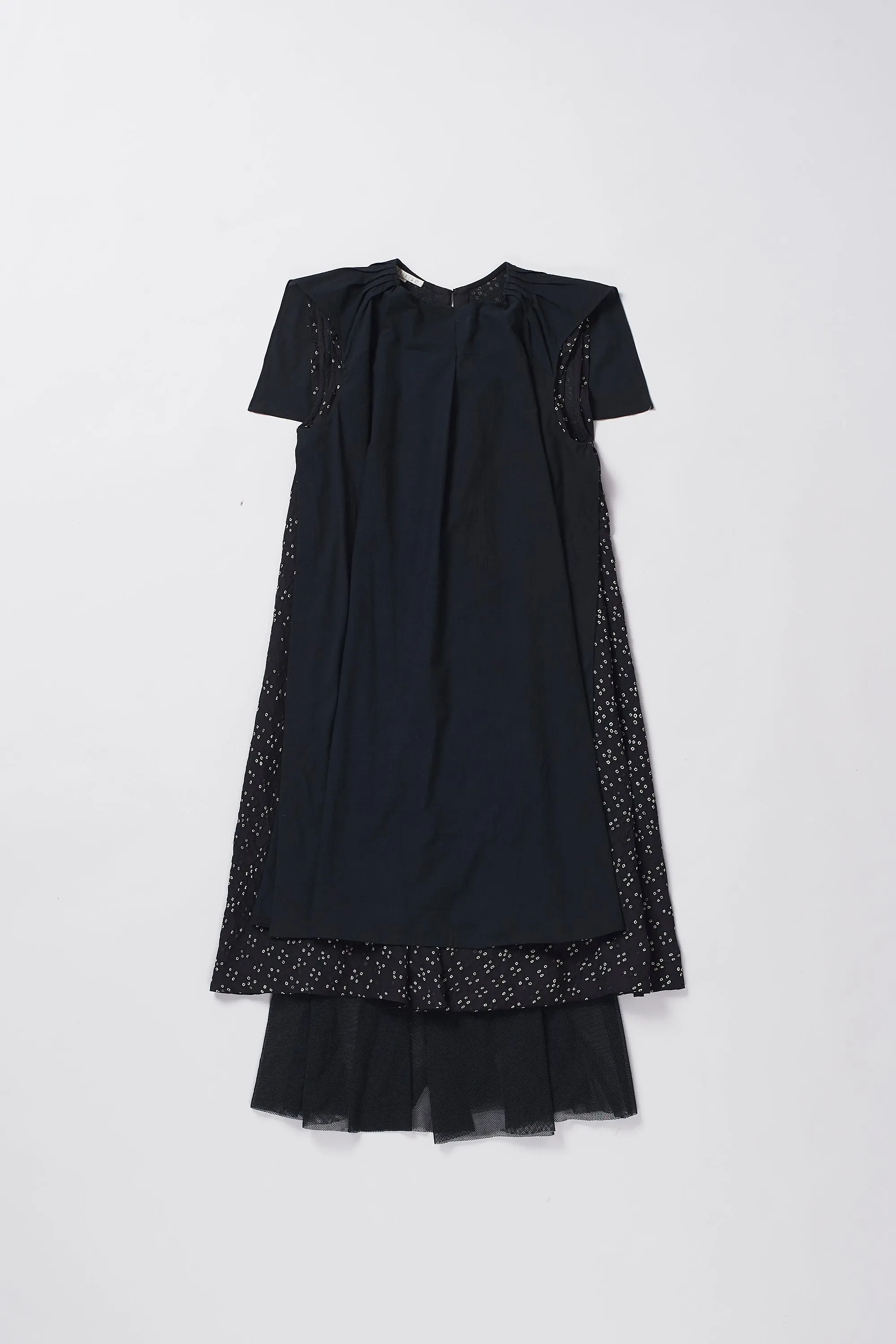 SLEEVELESS MULTI LAYERED DRESS