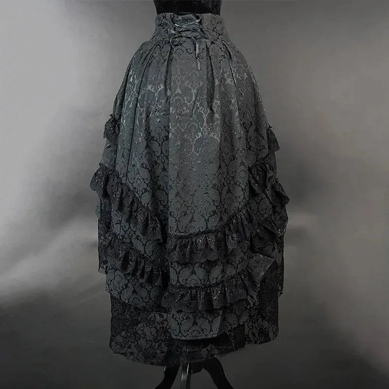 Steampunk Gothic Lolita Skirt