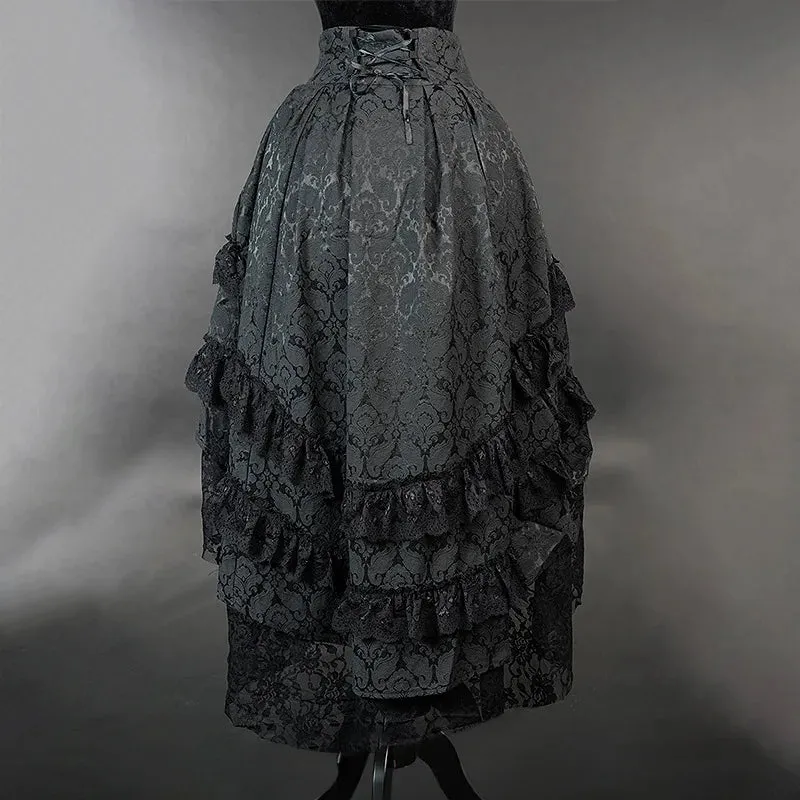 Steampunk Gothic Lolita Skirt