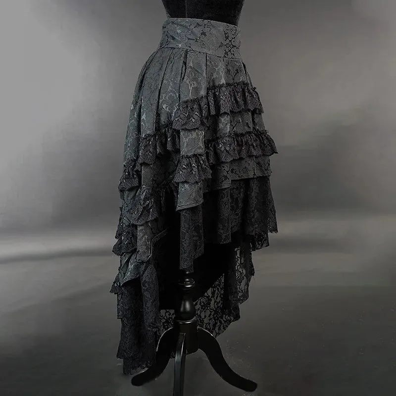 Steampunk Gothic Lolita Skirt