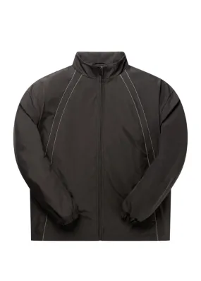 Taye Logo Track Jacket-Obsidian Black