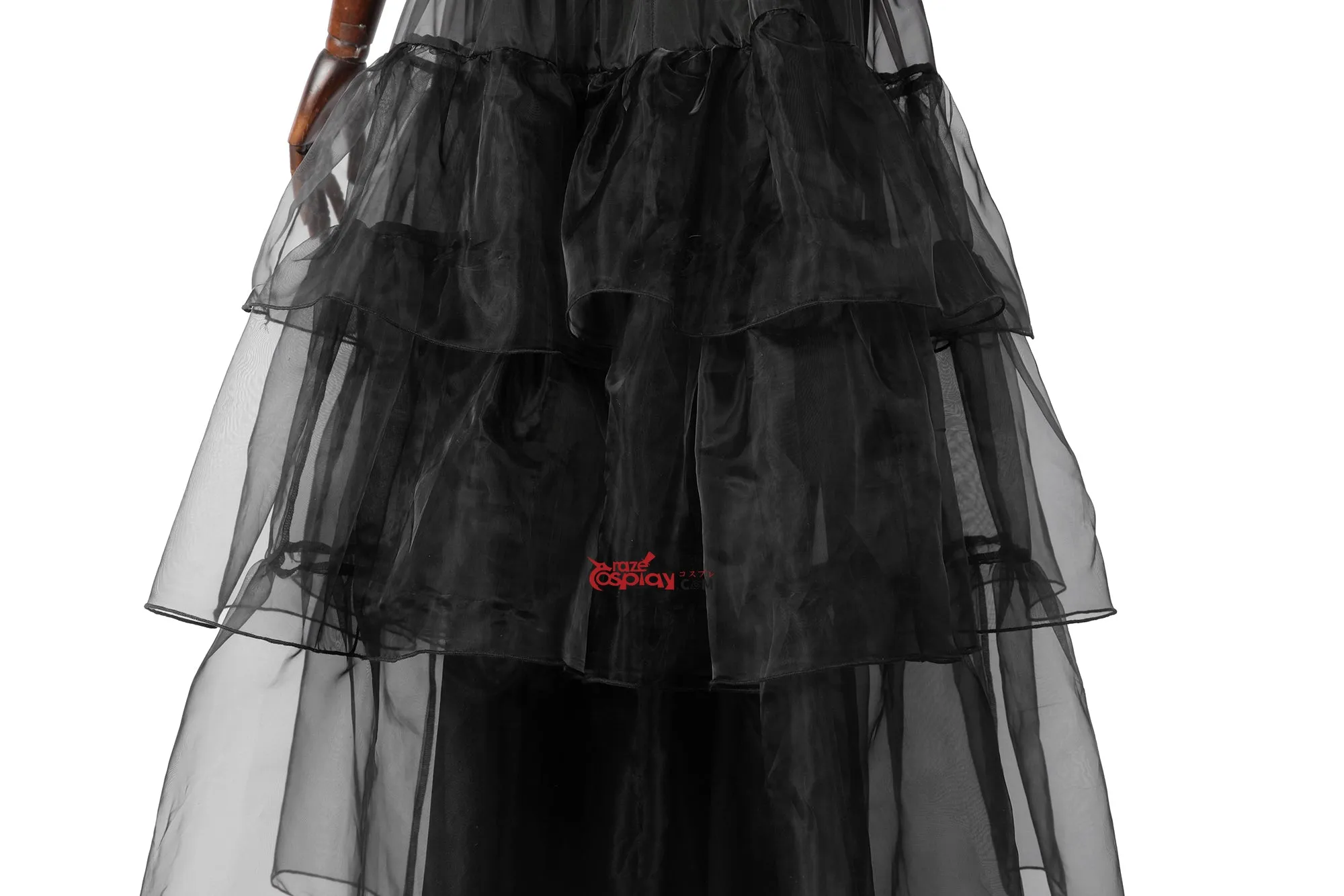 The Addams Family Wednesday Black Dress Cosplay Costume