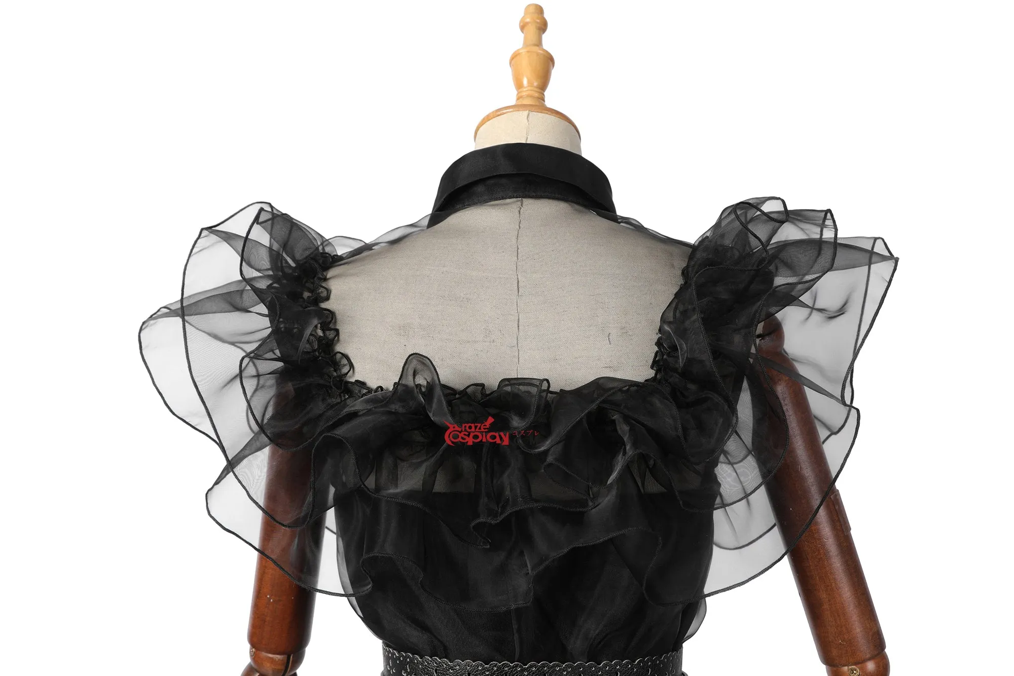 The Addams Family Wednesday Black Dress Cosplay Costume