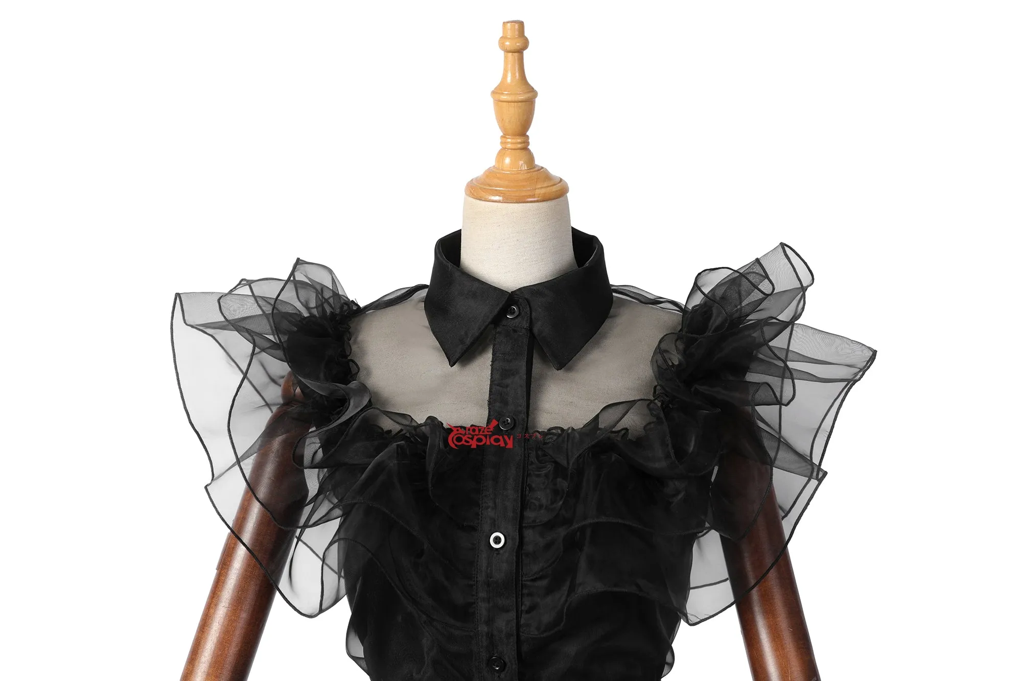 The Addams Family Wednesday Black Dress Cosplay Costume