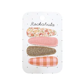 The Caravan Fabric Clip (Set of 4) - Gingham Floral - KIDS