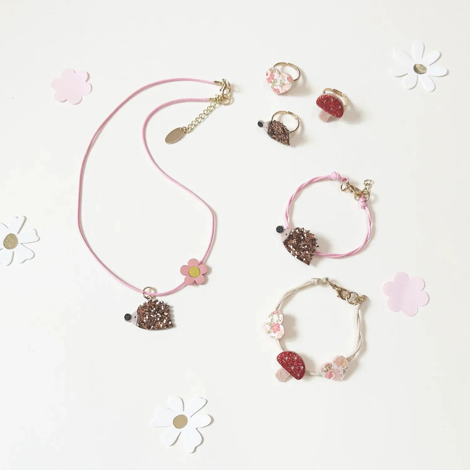 The Hattie Hedgehog Ring Set (3x) - KIDS
