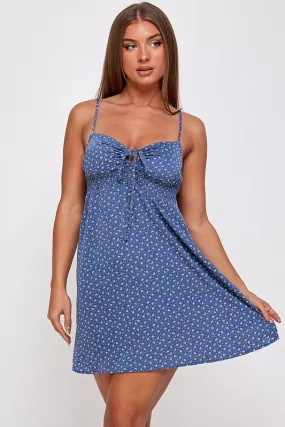 Vanilla Floral Babydoll Dress