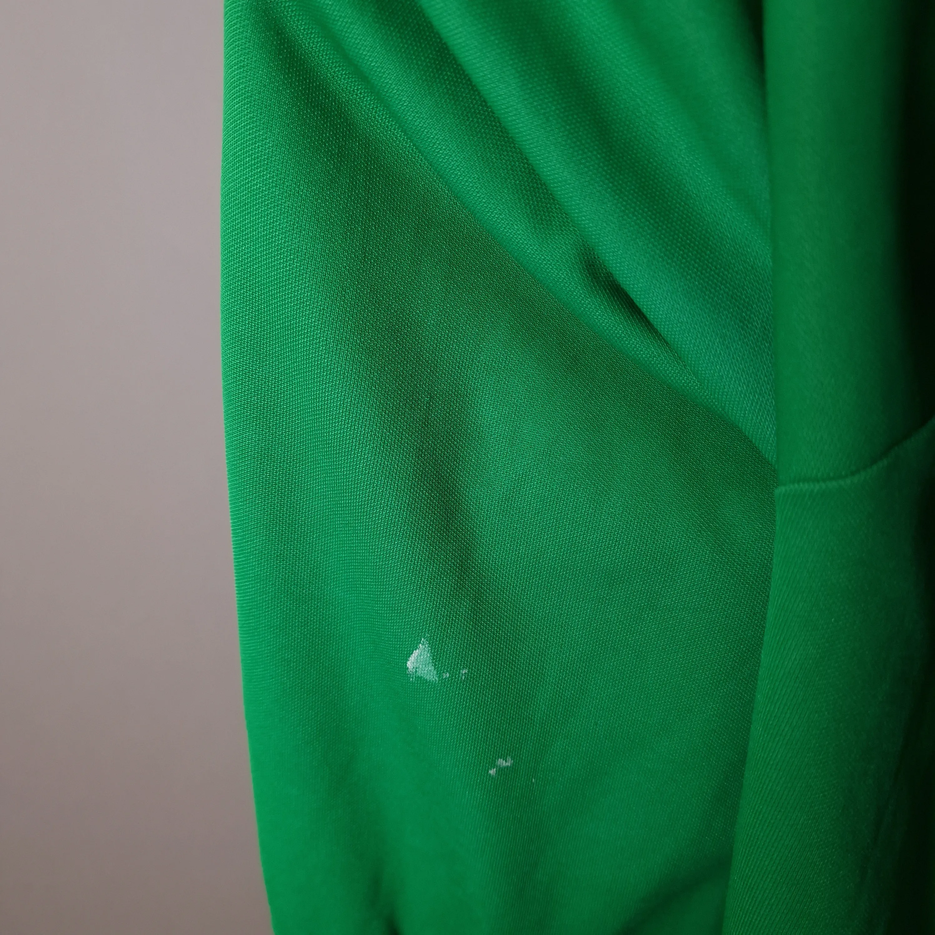 Vintage Adidas Cape Town track jacket in green and yellow - large