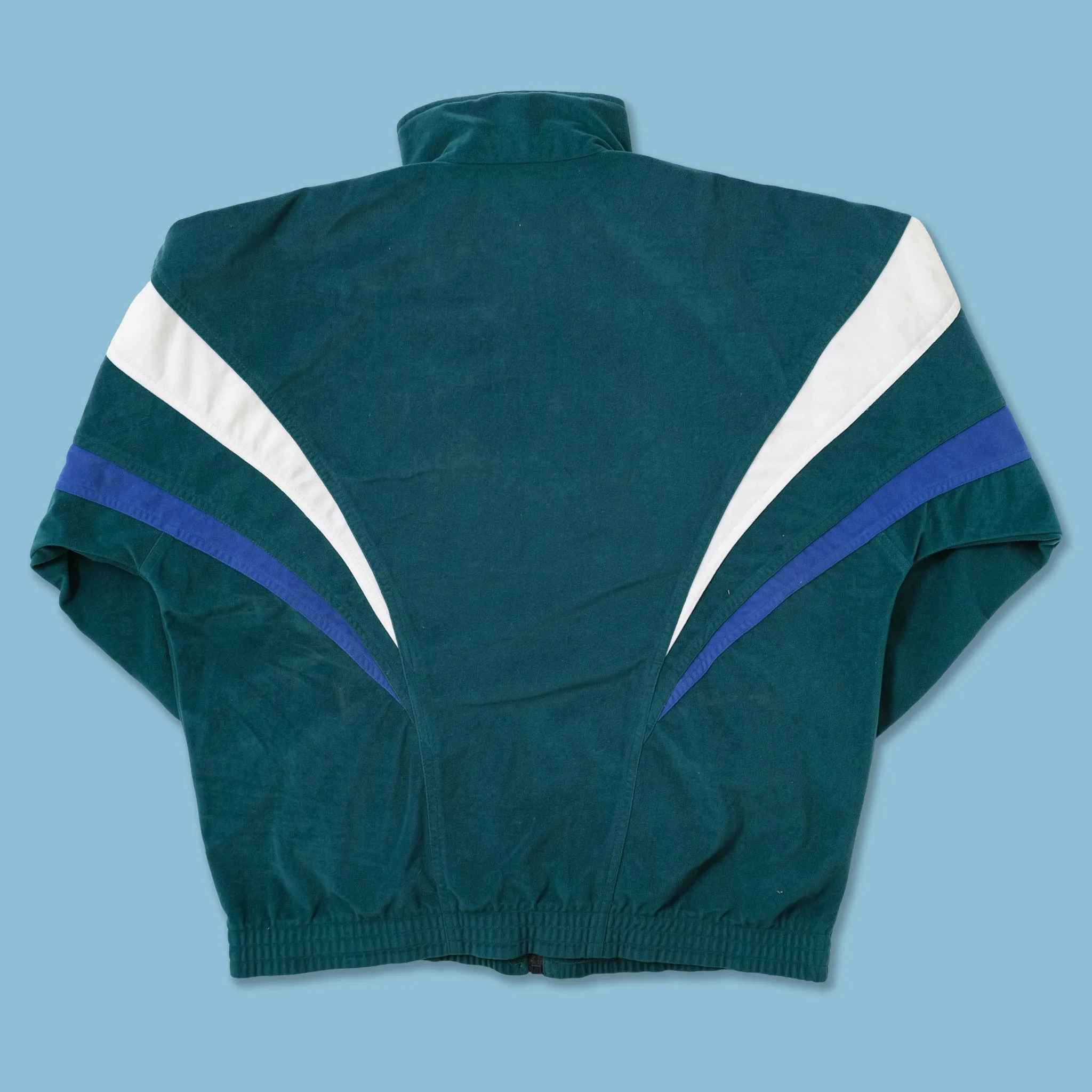 Vintage Diadora Velour Track Jacket Large