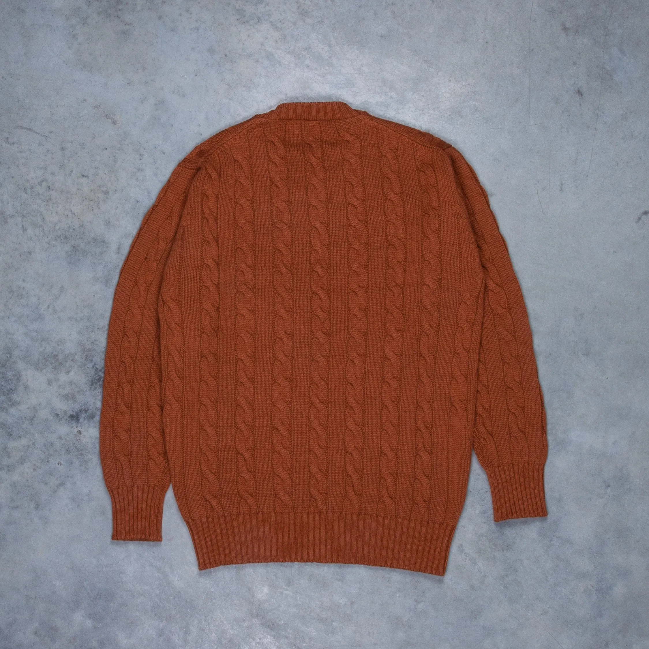 William Lockie Chirnside Cashmere Cable Crew Neck Volkan