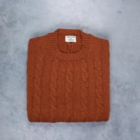 William Lockie Chirnside Cashmere Cable Crew Neck Volkan
