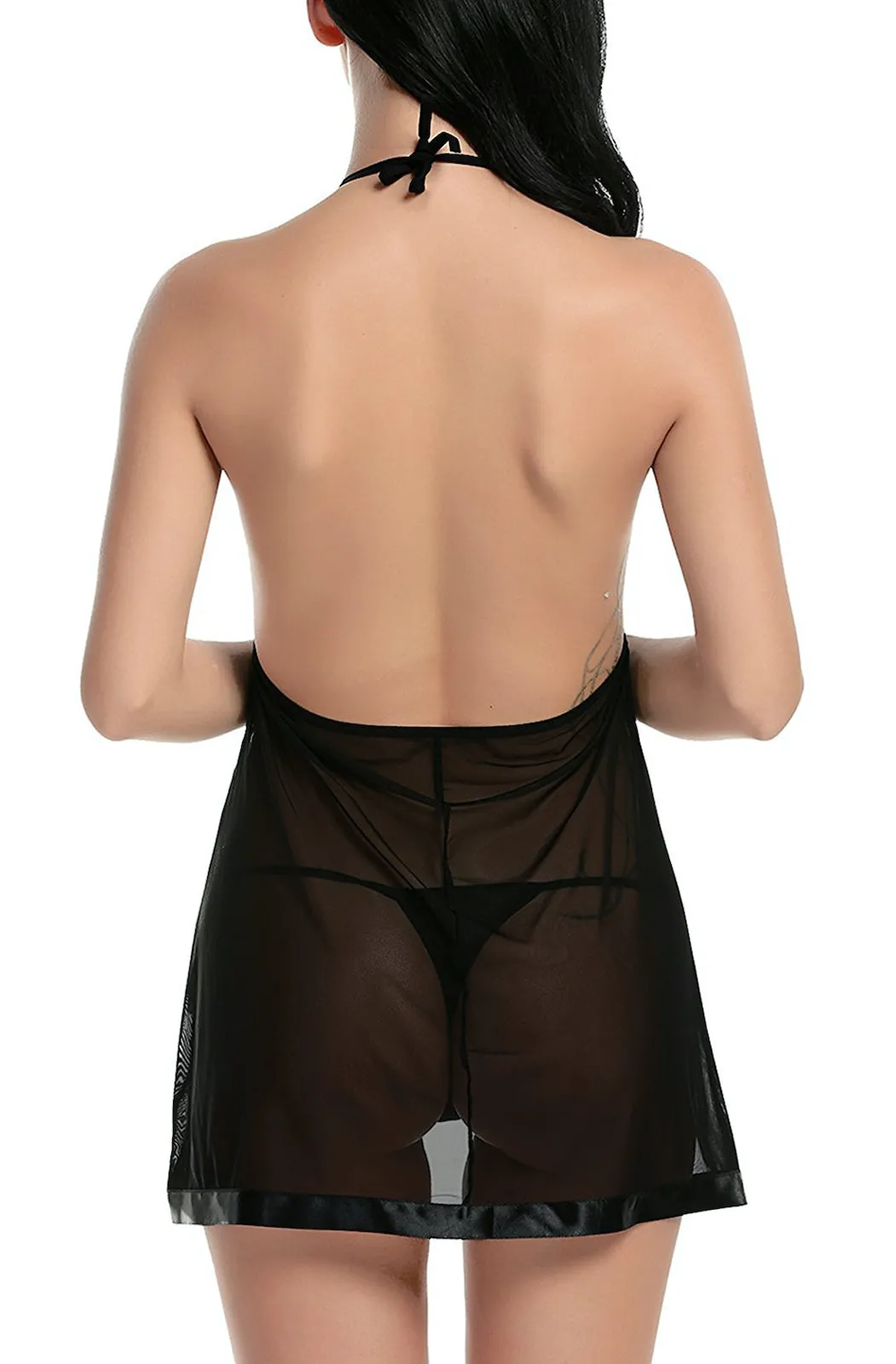Xs and Os Combo Offer! Women Babydoll Nightwear Lace Bra Panty Lingerie Set
