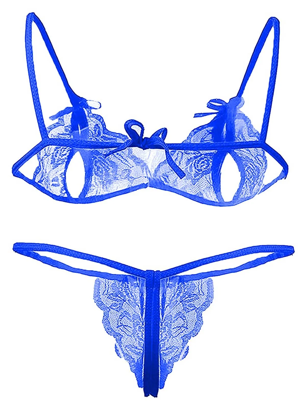 Xs and Os Combo Offer! Women Babydoll Nightwear Lace Bra Panty Lingerie Set
